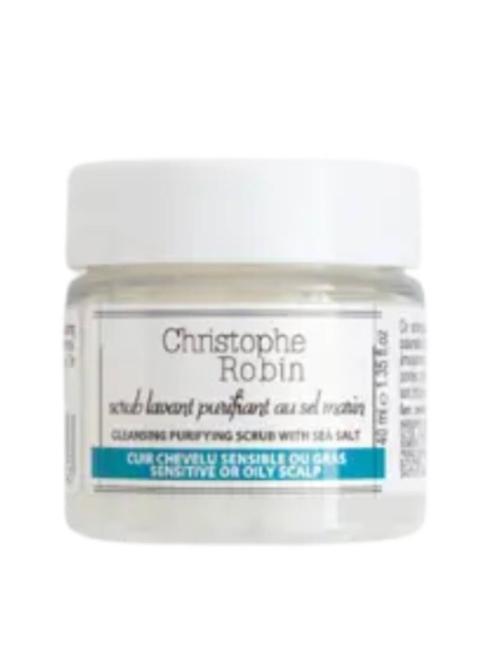 Christophe Robin Cleansing Purifying Scrub with Sea Salt 2.7 fl oz